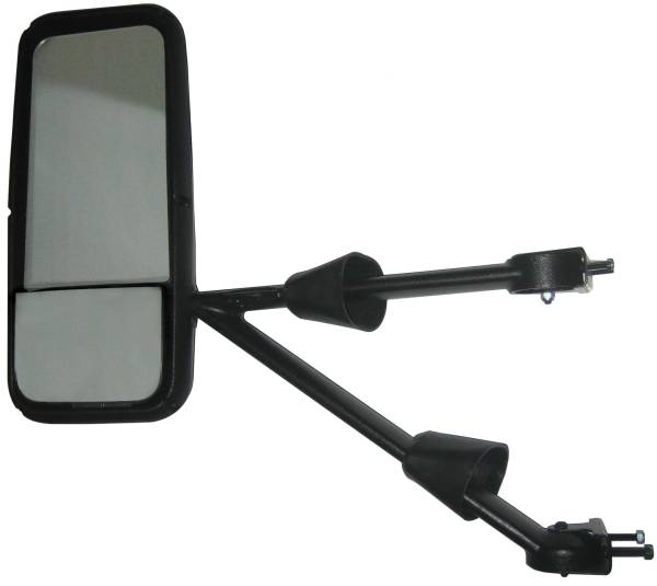 GENERICA - GENERICA-CEN7272-ESPEJO DE CABINA KENWORTH T600B/T800/T300 AJUSTE MANUAL 2008-2019 LADO CHOFER NEGRO