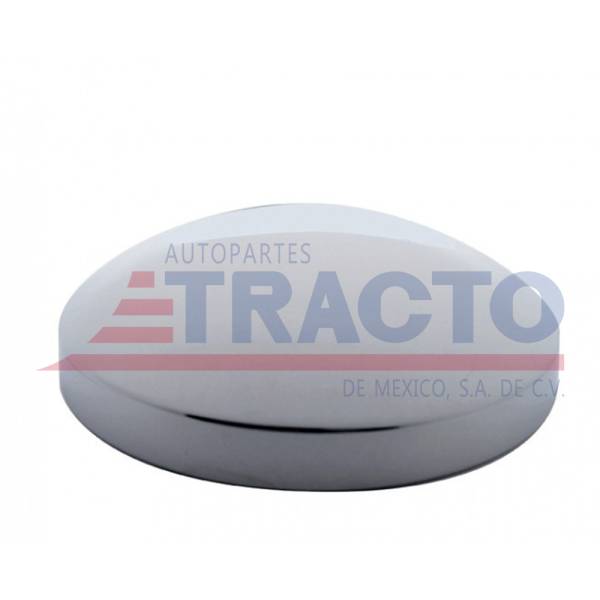 ATM - ATM - ATM-10202 - COPA DE FLECHA ATM 8" LISA PARA EJE CON 8 TORNILLOS DE 5/8" CROMADO IMPORTADO