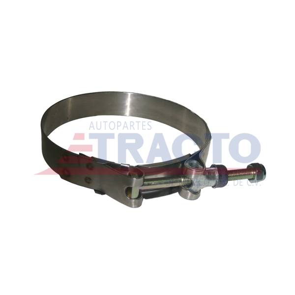 EXFLEX - EXFLEX-EAN0139-ABRAZADERA PARA MANGUERA 4 1/4" SIN RESORTE ACERO INOXIDABLE