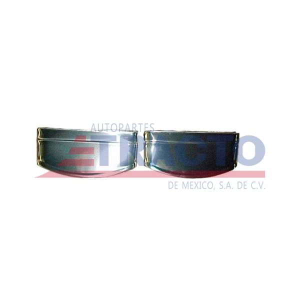 GENERICA - GENERICA-PFX0760-PESTAÑA PARA FARO RECTANGULAR PAR ACERO INOXIDABLE