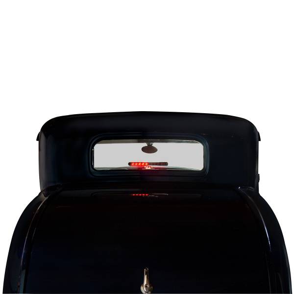 UNITED PACIFIC - UNITED PACIFIC - 33010 - TERCERA LUZ DE FRENO DE FUNCIÓN DIVIDIDA DE 10 LED CON BASE DE PEDESTAL GIRATORIA CROMADA - LED ROJO/LENTE ROJA