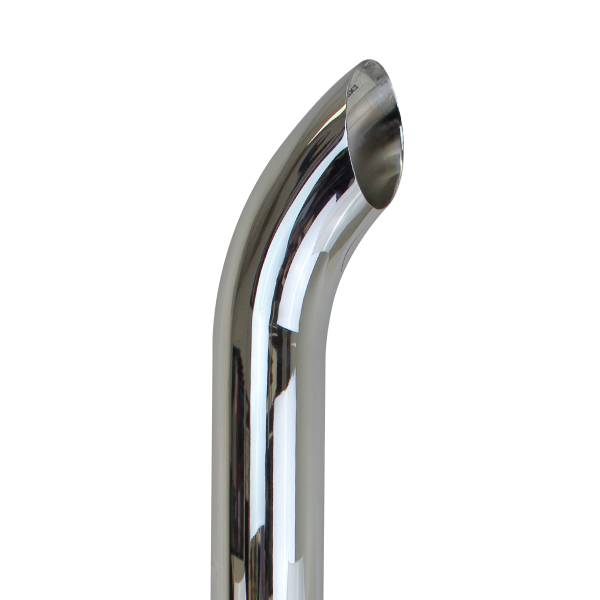 EXFLEX - EXFLEX - CU56108-OC - PIPA CROMADA CURVA 6" X 108" CON REDUCCION A 5" OD