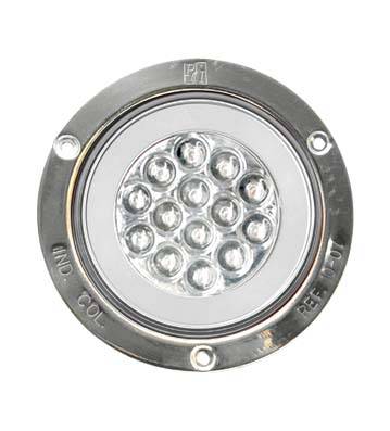 ATM - ATM - 1030B - PLAFON ATM 32 LEDS BLANCO REDONDO 4" HALO BISEL ACERO INOXIDABLE12-24V
