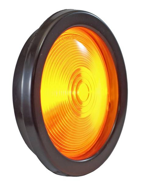 GENERICA - GENERICA-654-A-PLAFON AMBAR REDONDO 4" CON GROMET Y CONECTOR