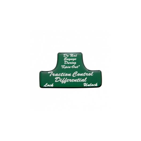 UNITED PACIFIC - UNITED PACIFIC - 21044-1G - ETIQUETA ENGOMADA DEL PROTECTOR DEL INTERRUPTORDIFERENCIAL DE CONTROL DE TRACCION VERDE