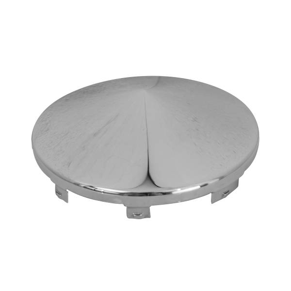 GENERICA - GENERICA-RAN1310-CENTRO DE RIN PICO CON 6 RANURAS UNIVERSAL PARA RIN DE ALUMINIO 1" DE CEJA CROMADO
