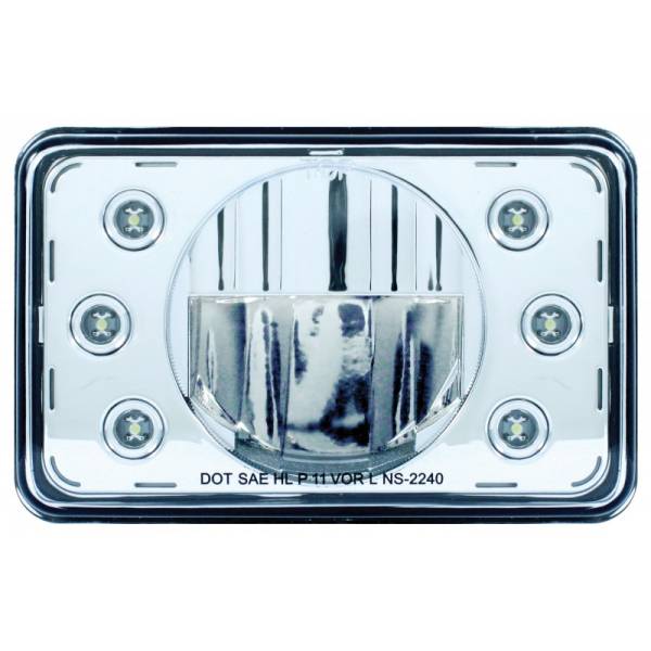 UNITED PACIFIC - UNITED PACIFIC - 31356 - LUZ DE ALTA INTENSIDAD LEDS DE CRISTAL- 6" X 4" DESTELLO BAJO