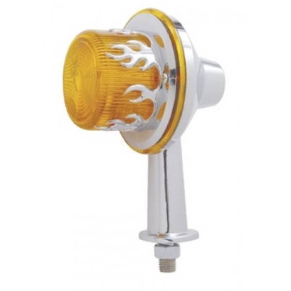 UNITED PACIFIC - UNITED PACIFIC - 38496 - LUZ HONDA CON FLAMAS EN BISEL LEDS 2 1/8"