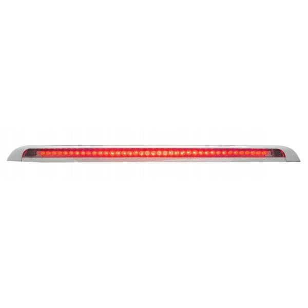 UNITED PACIFIC - UNITED PACIFIC - 38870 - BARRA 39 LEDS ROJOS DE 16" CON BASE CROMADA