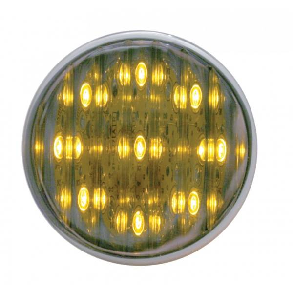UNITED PACIFIC - UNITED PACIFIC - 39577 - PLAFON DE 2 ½" CON 9 LEDS AMBAR