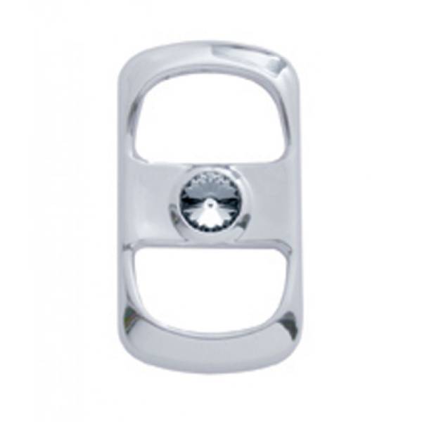 UNITED PACIFIC - UNITED PACIFIC - 42055 - BISEL PARA SWITCH CON 2 PERFORACIONES CON DIAMANTE GRIS PAQUETE 3