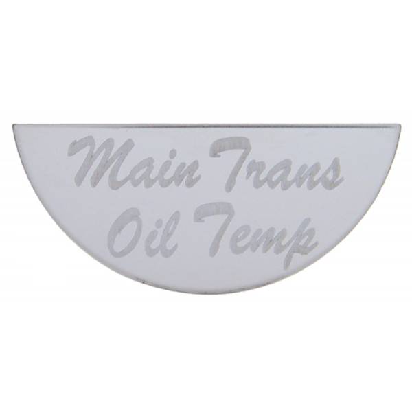 UNITED PACIFIC - UNITED PACIFIC - 48046 - PLACA DE ACERO"MAIN TRANS OIL TEMP"