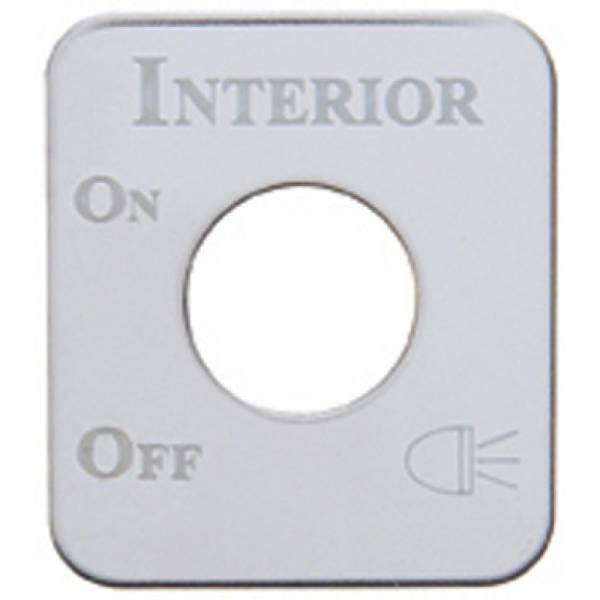 UNITED PACIFIC - UNITED PACIFIC - 48258 - PLACA PARA SWITCH DE ACERO KENWORTH