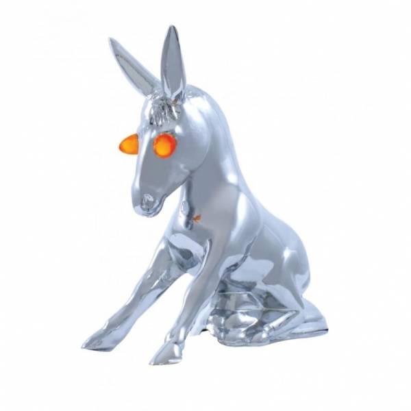 UNITED PACIFIC - UNITED PACIFIC - 72030 - BURRO PARA COFRE CROMADO CON OJOS ILUMINADOS