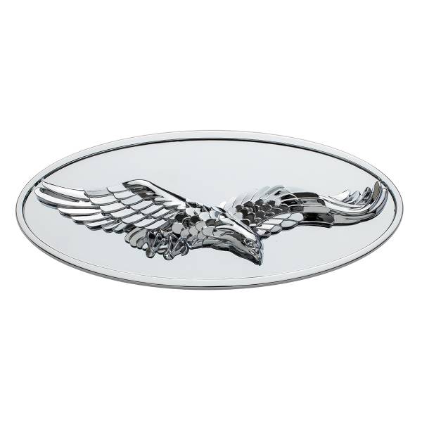 UNITED PACIFIC - UNITED PACIFIC - 10964 - EMBLEMA OVALADO CROMADO FUNDIDO - ÁGUILA 3D