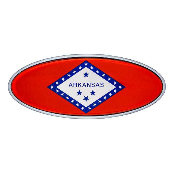 UNITED PACIFIC - UNITED PACIFIC - 10973 - EMBLEMA DE LA BANDERA DE ARKANSAS CROMADA