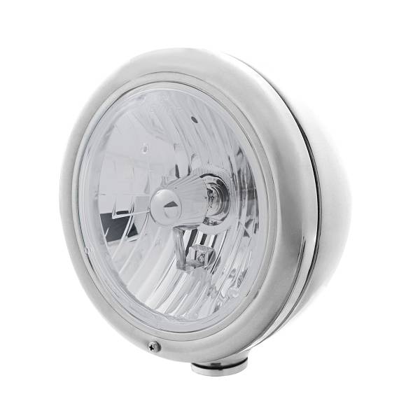 UNITED PACIFIC - UNITED PACIFIC - 30413 - BOMBILLA H4 DE CRISTAL PARA FARO CLÁSICO DE ACERO INOXIDABLE