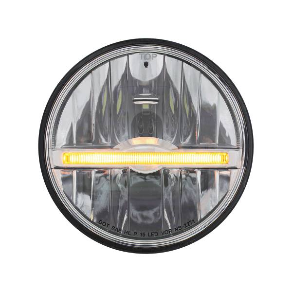 UNITED PACIFIC - UNITED PACIFIC - 31259 - ULTRALIT - FARO DELANTERO LED DE 9 LED DE 5-3/4" CON BARRA DE LUCES DE POSICIÓN LED ÁMBAR