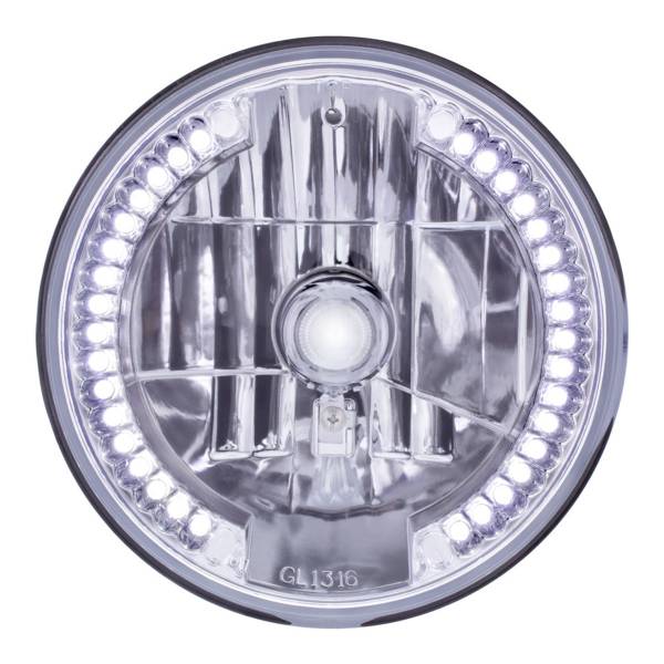UNITED PACIFIC - UNITED PACIFIC - 31379 - FARO DELANTERO DE CRISTAL DE 7" CON LUZ DE POSICIÓN DE 34 LED BLANCOS