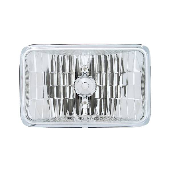 UNITED PACIFIC - UNITED PACIFIC - 31388 - FARO RECTANGULAR DE CRISTAL DE 4" X 6", LENTE DE CRISTAL - LUCES ALTAS Y BAJAS