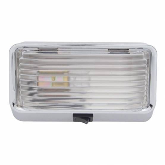 UNITED PACIFIC - UNITED PACIFIC - 31427 - LUZ INTERIOR DE DOMO CON BOMBILLA E INTERRUPTOR DE ENCENDIDO Y APAGADO - LENTE TRANSPARENTE