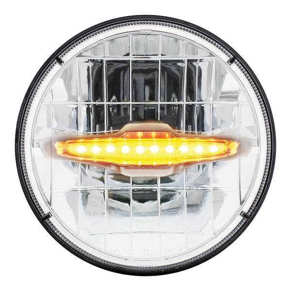 UNITED PACIFIC - UNITED PACIFIC - 31514 - ULTRALIT - 3 FAROS LED DE ALTA POTENCIA DE 7" CON LUZ DE POSICIÓN DE 10 LED ÁMBAR