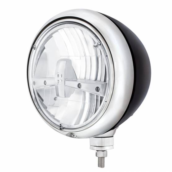 UNITED PACIFIC - UNITED PACIFIC - 32661 - FARO GUÍA NEGRO BOMBILLA 5 LED - CROMADO