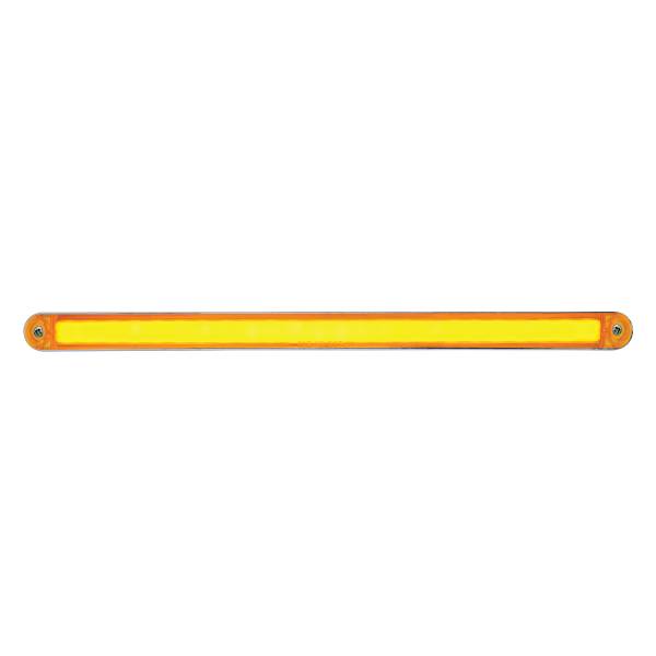 UNITED PACIFIC - UNITED PACIFIC - 32706 - BARRA DE LUCES GLOLIGHT DE 12" DE DOBLE FUNCIÓN DE 24 LED CON BISEL - LED ÁMBAR/LENTE ÁMBAR
