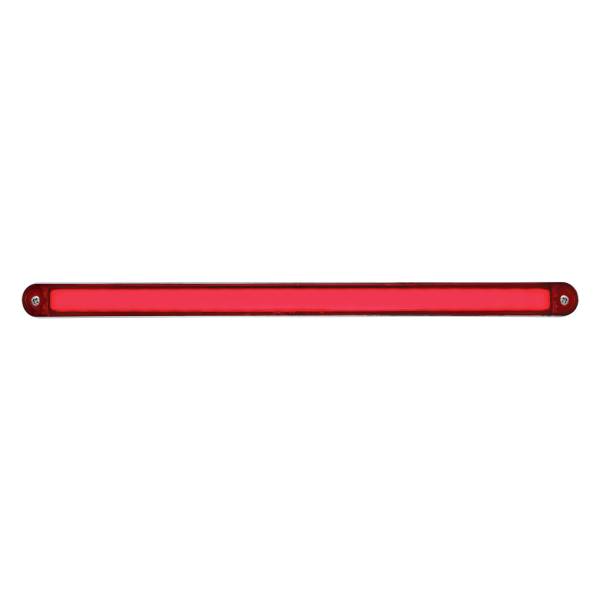 UNITED PACIFIC - UNITED PACIFIC - 32707 - BARRA DE LUCES GLOLIGHT DE 12" DE DOBLE FUNCIÓN DE 24 LED CON BISEL - LED ROJO/LENTE ROJA