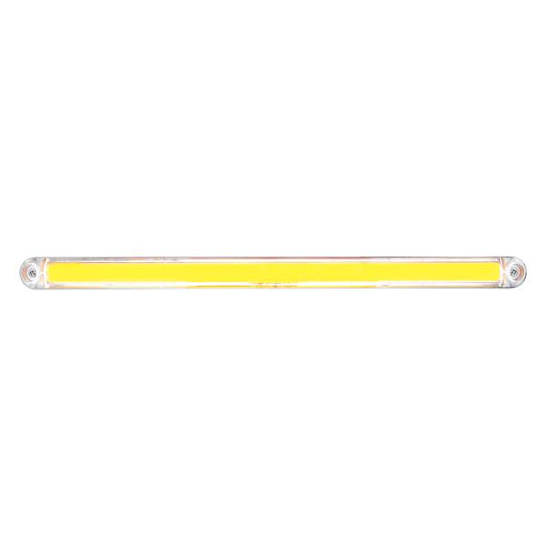 UNITED PACIFIC - UNITED PACIFIC - 32708 - BARRA GLOLIGHT DE 24 LED DE DOBLE FUNCIÓN DE 12" CON BISEL - LED ÁMBAR/LENTE TRANSPARENTE