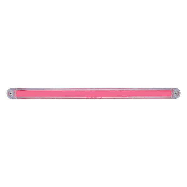UNITED PACIFIC - UNITED PACIFIC - 32709 - BARRA DE LUCES GLOLIGHT DE 12" DE DOBLE FUNCIÓN DE 24 LED CON BISEL - LED ROJO/LENTE TRANSPARENTE