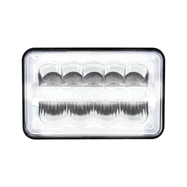 UNITED PACIFIC - UNITED PACIFIC - 34125 - ULTRALIT - 9 LUZ RECTANGULAR LED DE ALTA POTENCIA DE 4" X 6" CON BARRA DE LUZ DE POSICIÓN BLANCA