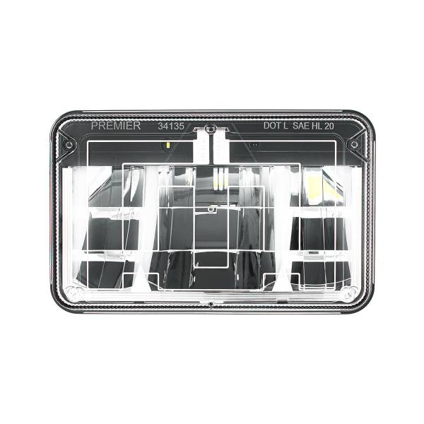 UNITED PACIFIC - UNITED PACIFIC - 34135 - ULTRALIT - FARO LED CALEFACTADO DE 4" X 6" CON LENTE Y CARCASA DE POLICARBONATO - LUZ DE CRUCE