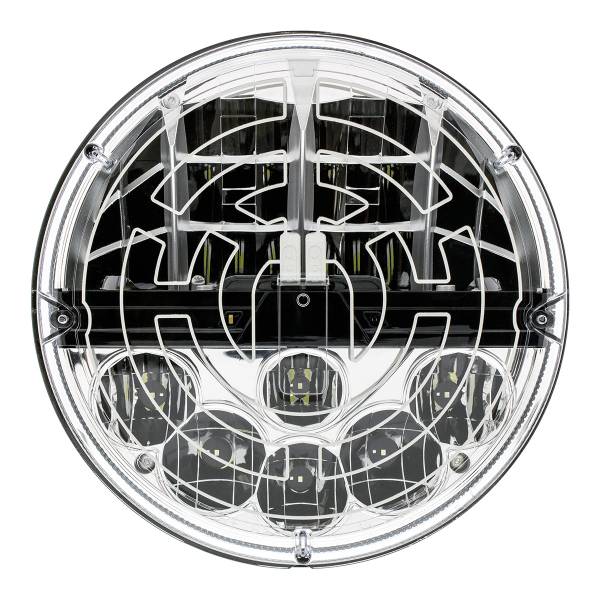 UNITED PACIFIC - UNITED PACIFIC - 34138 - ULTRALIT - FARO LED CALEFACTABLE DE 7" CON LENTE Y CARCASA DE POLICARBONATO