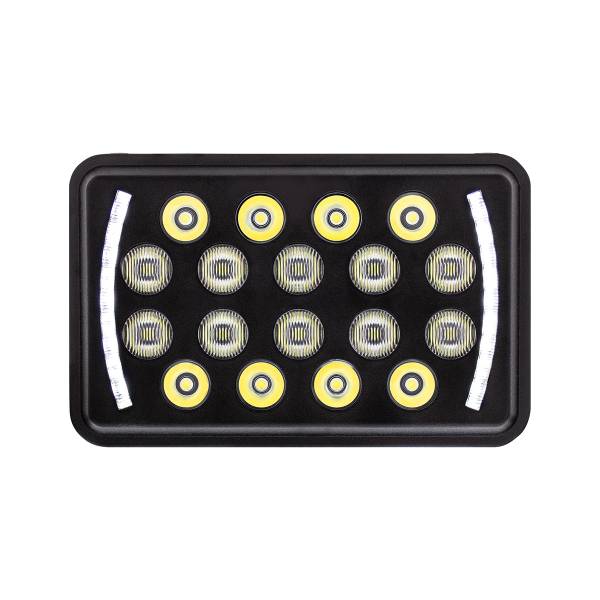 UNITED PACIFIC - UNITED PACIFIC - 36449 - ULTRALIT - LUZ RECTANGULAR LED DE ALTA POTENCIA 18 CON BARRA DE LUCES DE POSICIÓN LED
