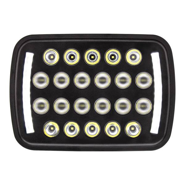 UNITED PACIFIC - UNITED PACIFIC - 36450 - ULTRALIT - LUZ RECTANGULAR LED DE ALTA POTENCIA 22 CON BARRAS DE LUCES DE POSICIÓN LED