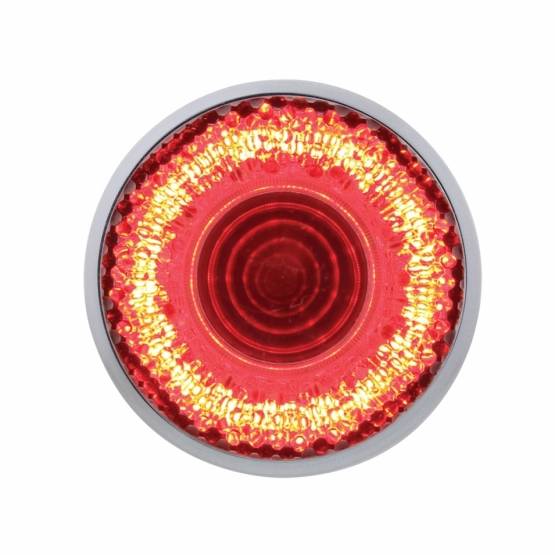 UNITED PACIFIC - UNITED PACIFIC - 36527B - LUZ DE ESPEJO REDONDA DE 9 LED DE 2" (LIQUIDACIÓN/MARCADOR) - LED ROJO/LENTE TRANSPARENTE (A GRANEL)