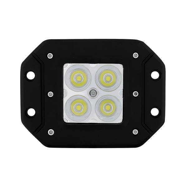 UNITED PACIFIC - UNITED PACIFIC - 36536 - 4 LUZ DE TRABAJO LED DE ALTA POTENCIA CON MONTAJE EN BRIDA - LUZ FOCO