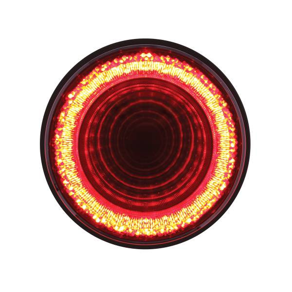 UNITED PACIFIC - UNITED PACIFIC - 36652B - LUZ DE ESPEJO REDONDA DE 24 LED DE 4" (PARADA, GIRO Y TRASERA) - LED ROJO/LEENTE ROJA (A GRANEL)