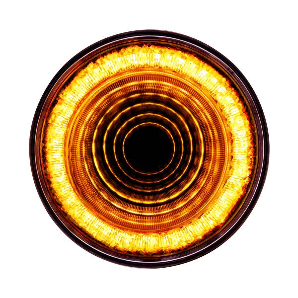 UNITED PACIFIC - UNITED PACIFIC - 36653 - LUZ ESPEJOS DE 24 LED DE 4" (SEÑAL DE GIRO) - LED ÁMBAR/LENTE ÁMBAR