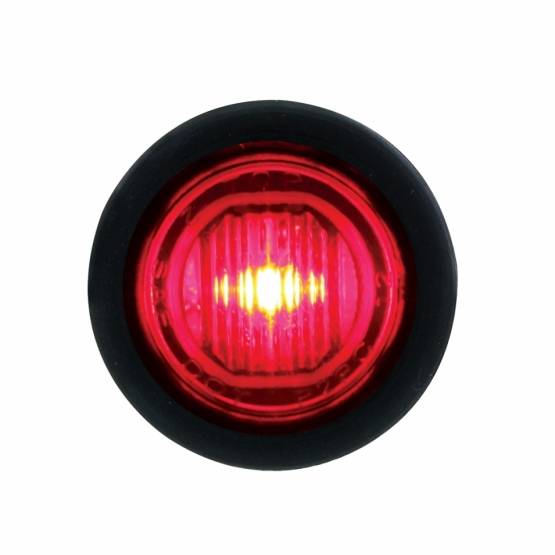 UNITED PACIFIC - UNITED PACIFIC - 36844 - MINI LUZ LED SMD SIMPLE DE 3/4" (LIQUIDACIÓN/MARCADOR) CON OJAL DE GOMA - LED ROJO/LENTE ROJA