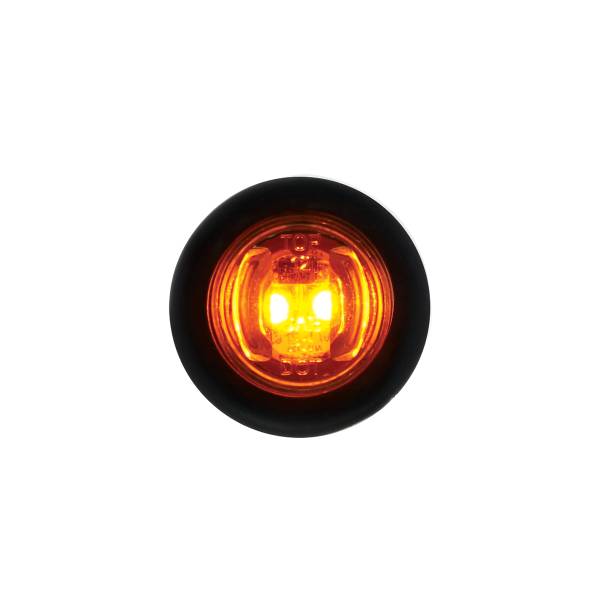 UNITED PACIFIC - UNITED PACIFIC - 36849B - MINI LUZ LED DE 3/4" (LIQUIDACIÓN/MARCADOR) CON OJAL DE GOMA - LED ÁMBAR/LENTE ÁMBAR (A GRANEL)