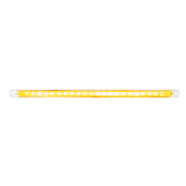 UNITED PACIFIC - UNITED PACIFIC - 36863B - BARRA DE LUCES GLOLIGHT DE 12" DE DOBLE FUNCIÓN DE 24 LED (SEÑAL DE GIRO) - LED ÁMBAR/LENTE TRANSPARENTE (A GRANEL)