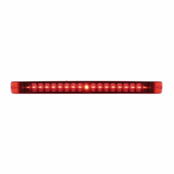 UNITED PACIFIC - UNITED PACIFIC - 36887 - BARRA DE LUCES DE 19 LED DE 17" (PARADA, GIRO Y TRASERA) -LED ROJO Y LENTE