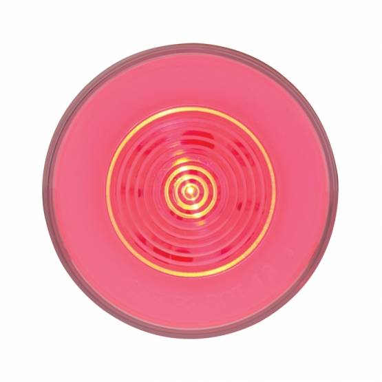 UNITED PACIFIC - UNITED PACIFIC - 37019 - LUZ GLO REDONDA DE 9 LED DE 2-1/2" (LIQUIDACIÓN/MARCADOR) - LED ROJO/LENTE TRANSPARENTE