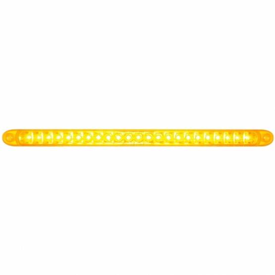UNITED PACIFIC - UNITED PACIFIC - 37089 - 23 SMD LED 17-1/4" REFLECTOR BARRA DE LUZ DE SEÑAL DE GIRO SOLAMENTE - LED ÁMBAR/LEENTE ÁMBAR