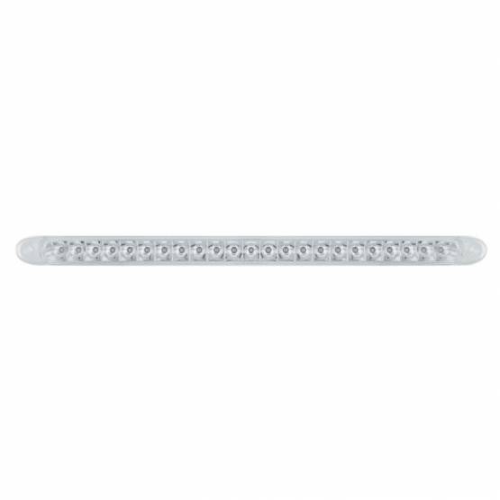 UNITED PACIFIC - UNITED PACIFIC - 37091B - 23 SMD LED 17-1/4" BARRA DE LUZ DE SEÑAL DE GIRO REFLECTOR SOLAMENTE - LED ÁMBAR/LEENTE TRANSPARENTE (A GRANEL)