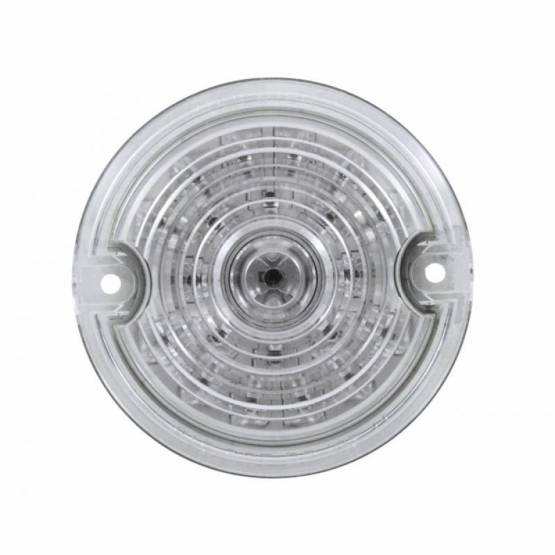 UNITED PACIFIC - UNITED PACIFIC - 37203 - LUZ DE SEÑAL DE 21 LED 3-1/4" PARA MOTO HARLEY CON ENCHUFE 1156 - LED ROJO/LENTE TRANSPARENTE