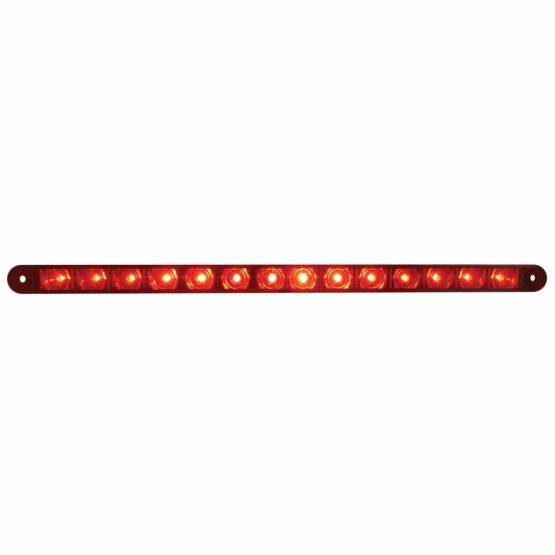 UNITED PACIFIC - UNITED PACIFIC - 37897B - BARRA DE LUCES SECUENCIAL DE 14 LED DE 12" SOLAMENTE - LED ROJO/LENTE ROJA (A GRANEL)