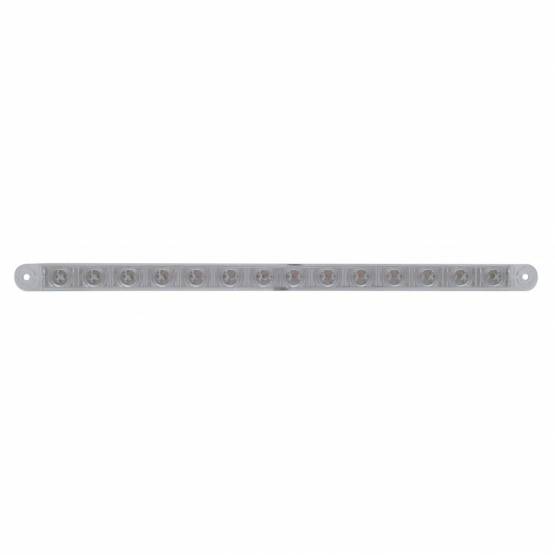 UNITED PACIFIC - UNITED PACIFIC - 37898B - BARRA DE LUCES SECUENCIAL DE 14 LED DE 12" SOLAMENTE - LED ÁMBAR/LENTE TRANSPARENTE (A GRANEL)